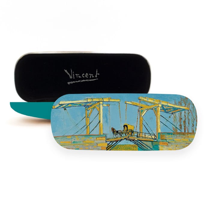 Lanzfeld - Brillenkoker - Brug te Arles - Van Gogh - Hard Case - Microfiber