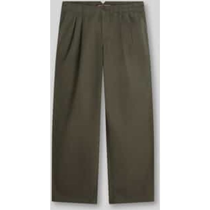 loose fit broek met bandplooien