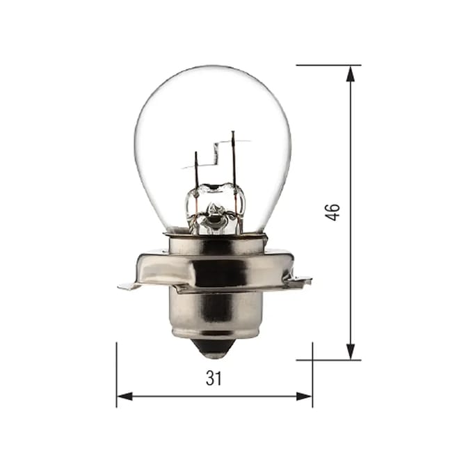 Motorlamp Bosma P26s 6v