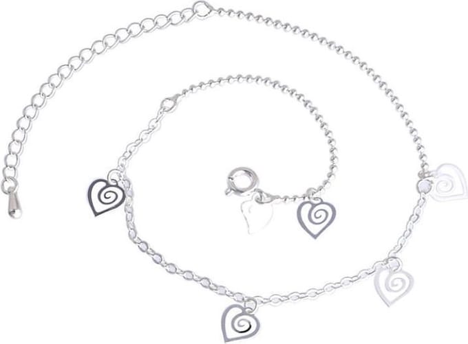 Fako Bijoux® - Enkelbandje - Enkelsieraad - Open Hart