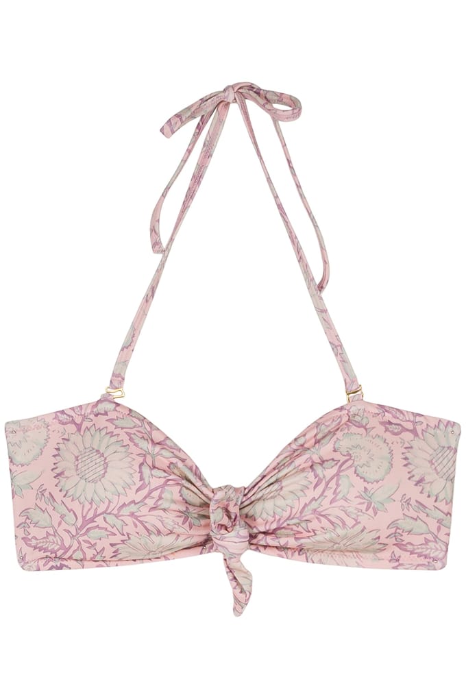 Louise Misha Bikini Top Walnut Pink Daisy Garden Größe: M | Bikinis Outlet | Damen | Rosa