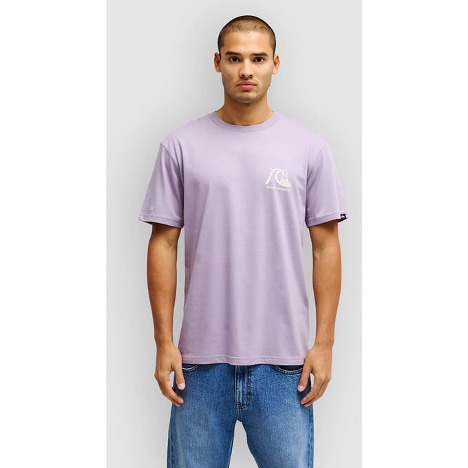 Quiksilver Evo Original Bs T-shirt Met Korte Mouwen Paars M Man