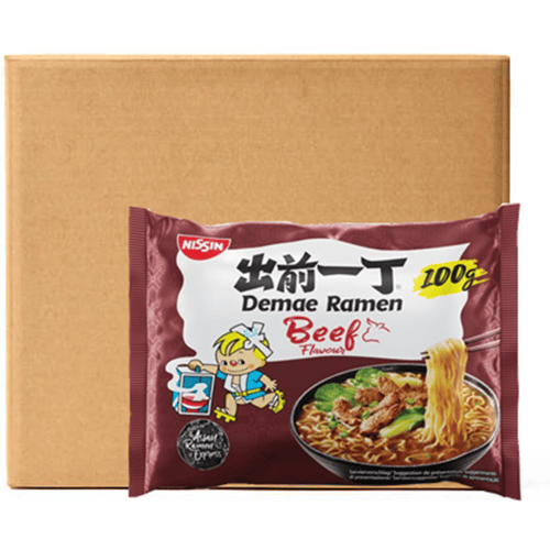 Nissin Demae Ramen Instant Noedels Rundvlees 30 x 100 g