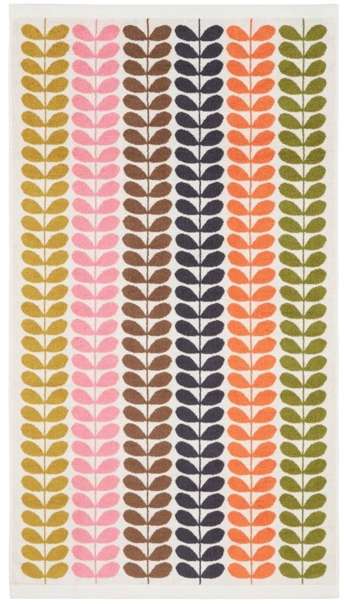 Orla Kiely Multi Stem Auburn jacquard douche-bad handdoek - multicolor - 70x125 cm