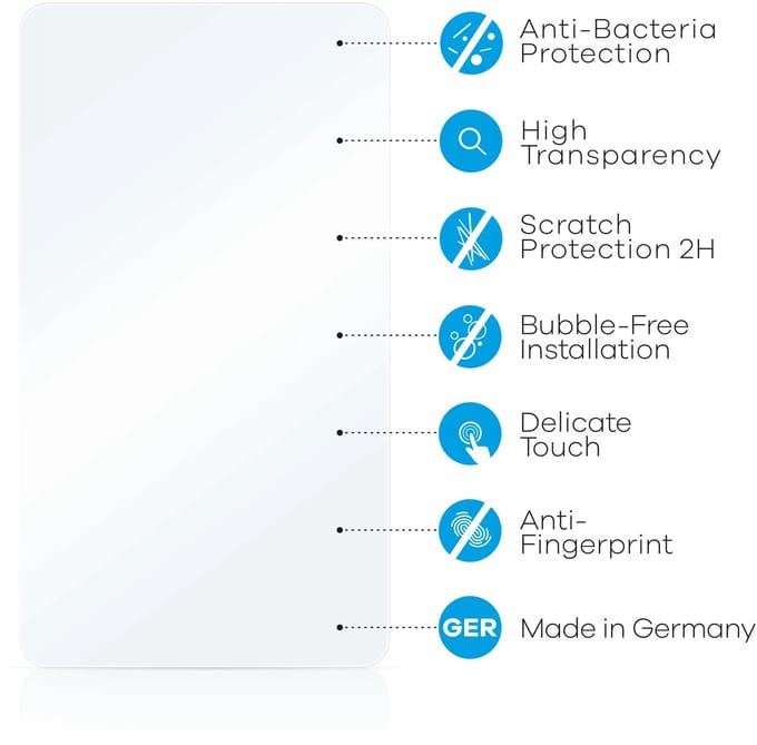 upscreen - Screenprotector voor Skyegg K11 - Folie Beschermfolie transparant antibacterieel