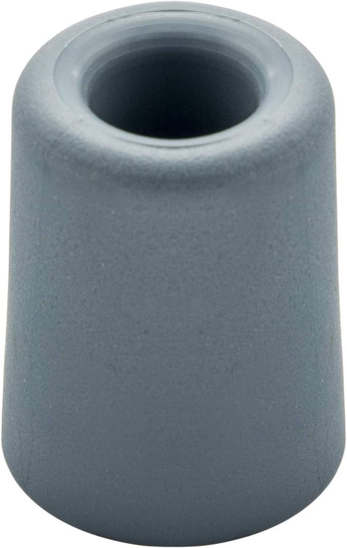 Deurstopper Hardrubber Ø38mm 50mm Houders Bevestiging