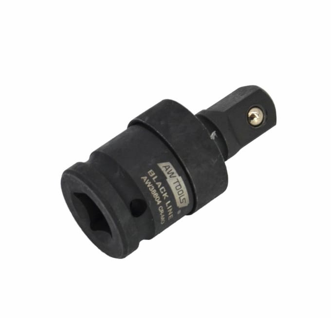 AWTools Black Line - Udarowej Kogelgewricht - 1/2" - Chromo-molybdeen Staal - Zwarte Afwerking