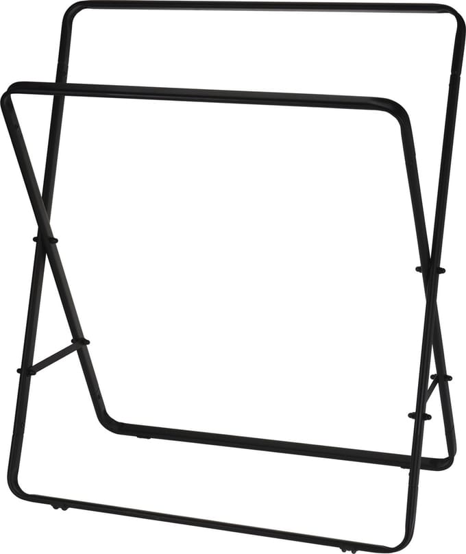 Relaxwonen - Handdoekenrek  - Badkamer - Metaal - Zwart - Handdoek