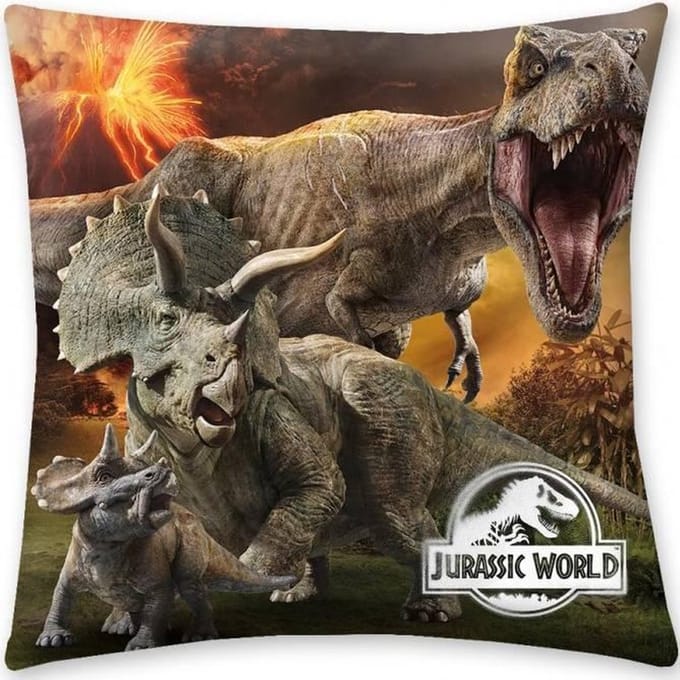 Jurassic World Vulkaan - Sierkussen - 40 x 40 cm - Multi