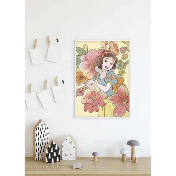 Komar Poster Sneeuwwitje Bloemen 30 X 40 Cm