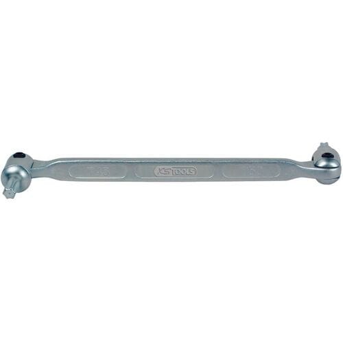 KS Tools 517.0318 517.0318 Dubbele scharniersleutel Uitvoering Buiten-T-profiel 245 mm 1 stuk(s)