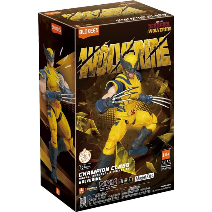 Blokees Marvel Wolverine Champion Class 05 Bouwset | 101-delige Modelkit - 13,4 cm
