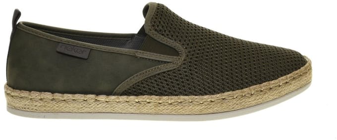 Zomerse Mocassin Khaki Heren Rieker maat 41