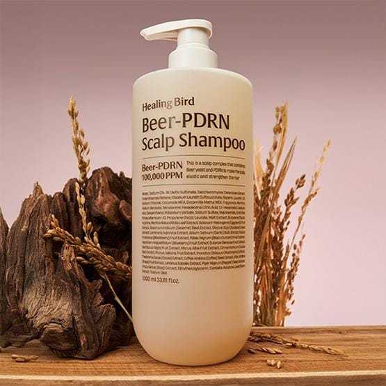 [Healing Bird] Beer-PDRN Scalp Shampoo 1000ml beige