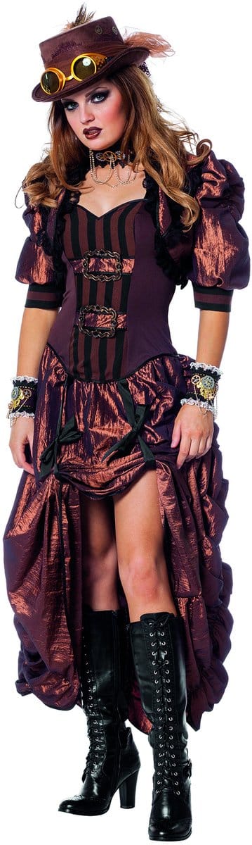 Steampunk outfit dames luxe - Maat 48