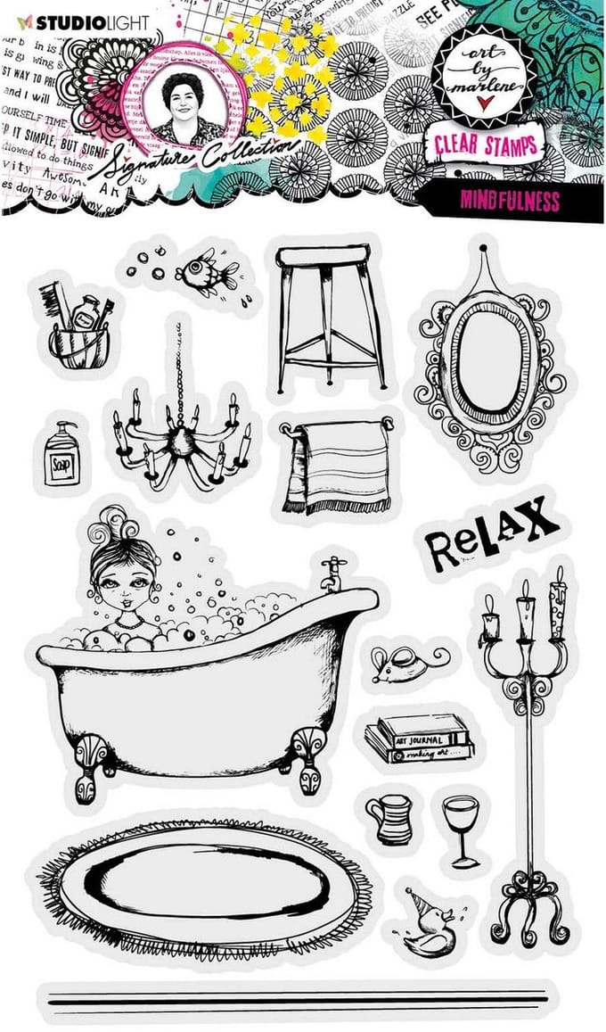 Studio Light Signature Collection Clear Stamp Mindfulness