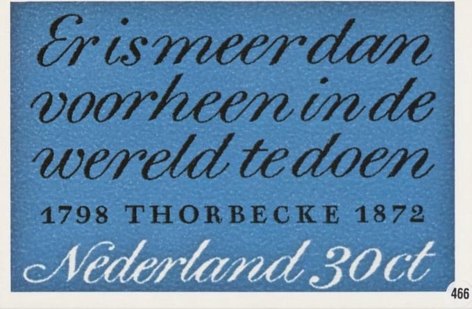 Briefkaart met afbeelding 1798 Thorbecke 1972 postzegel