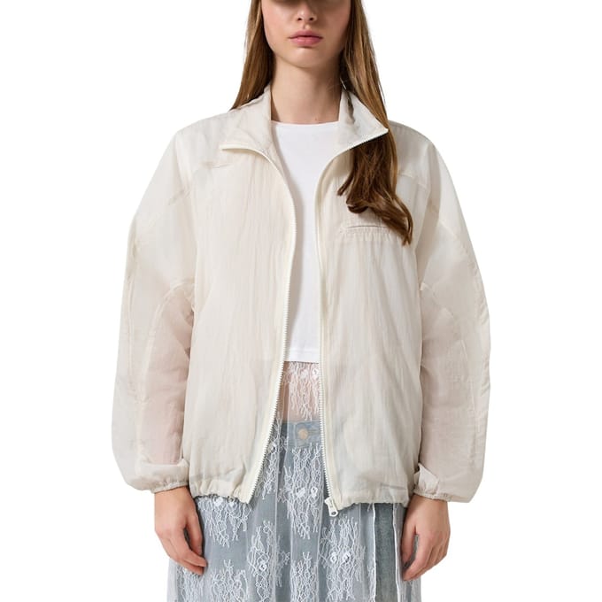 s.Oliver -qs Jackets Outdoor Offwhite Größe: M | Leichte Jacken Outlet | Damen | Weiß