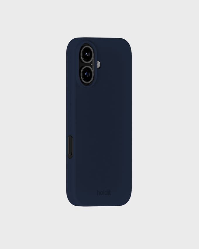 Phone Case Silicone Midnight Blue iPhone 16