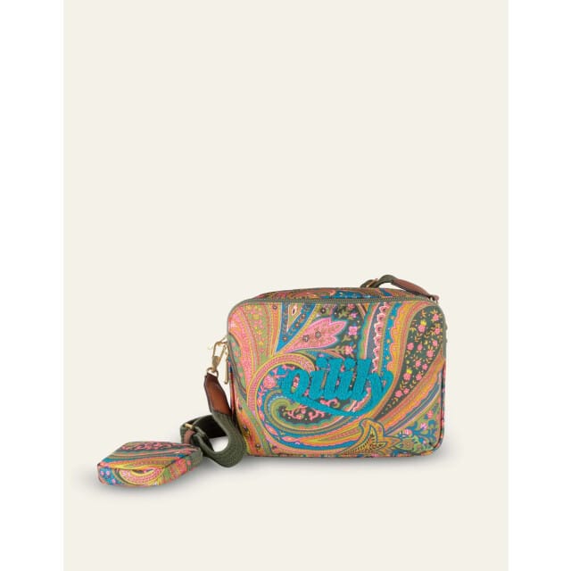 Oilily Simones - Schoudertas - Dames - Ritssluiting - Verstelbare Schouderband - Groen - One size