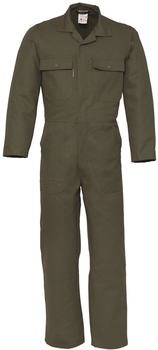HAVEP Overall drukknoop Basic 2090 - Olijfgroen - 44
