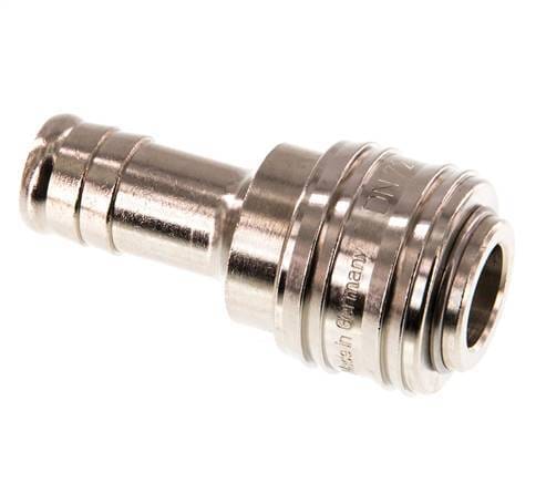 Vernikkeld Messing DN 7.2 (Euro) Luchtkoppeling Snelkoppeling 13 mm Slangpilaar