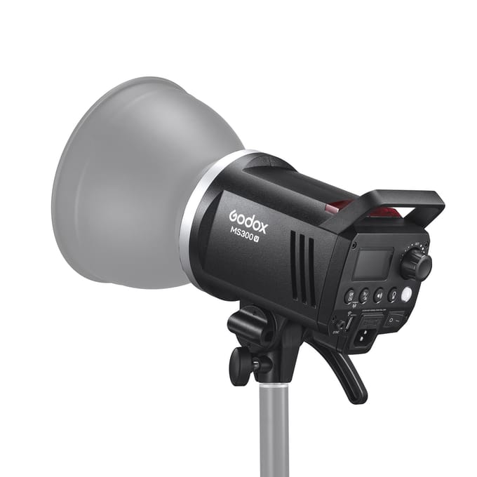 Godox MS300-V Verbeterde Studio Flitslamp 300Ws Stroboscooplamp GN58 0.1-1.8S Recycletijd 5600 +/-200K JP Plug gray