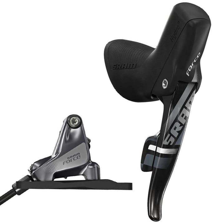 Remgreep rechts SRAM force 22 disc flat mount 1800mm achterrrem - ZWART