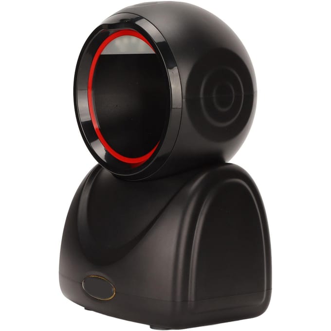 Desktop QR-codescanner Hoge Nauwkeurigheid Snelle Decodering CMOS USB QR-codescanner voor Winkelcentra zwart
