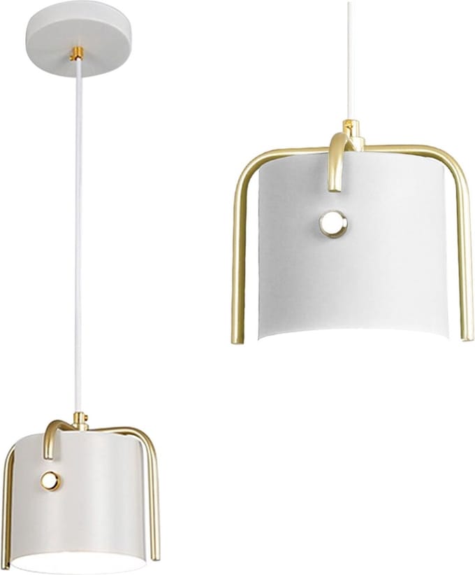 Toolight App935-1Cp Elegant Hanglamp Wit 13X13X14Cm