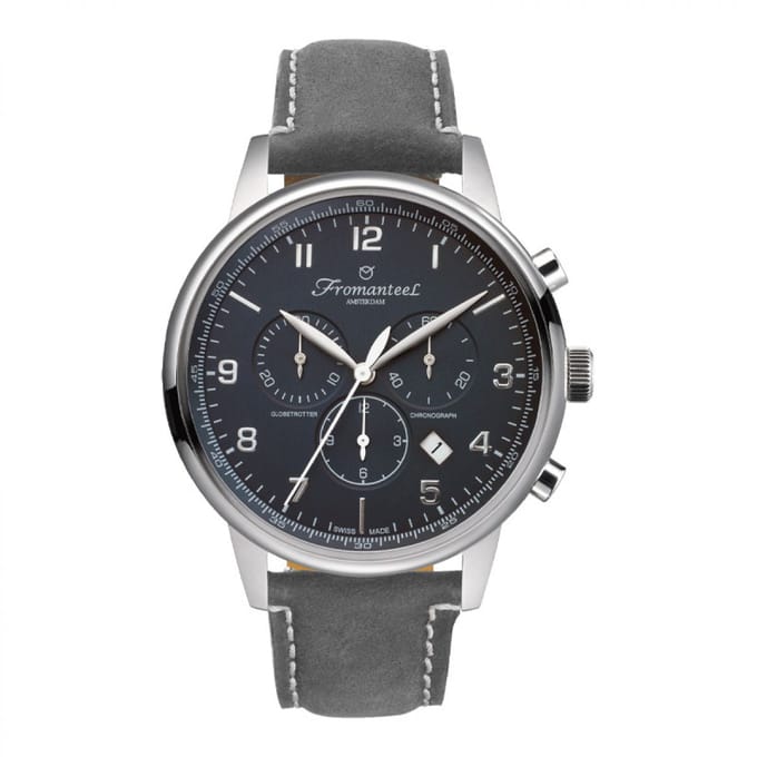 Refurbished Fromanteel Globetrotter Chrono GT-0702-015 Heren Horloge 42mm