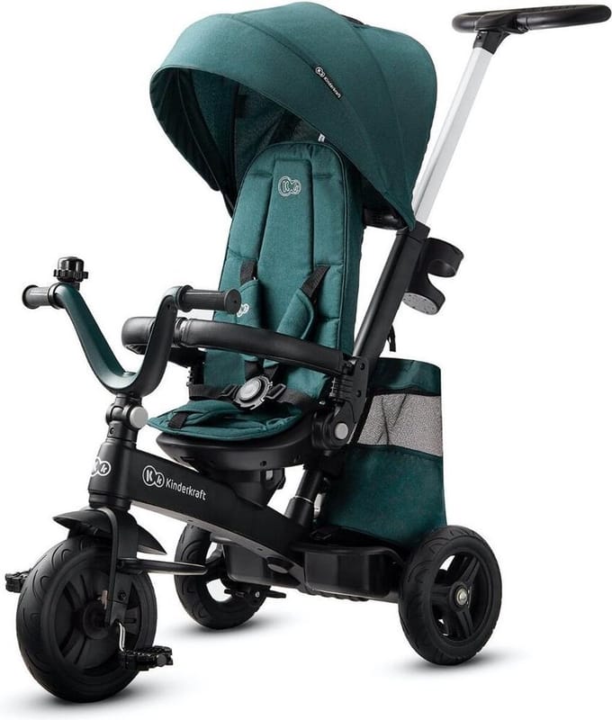 Kinderkraft EASYTWIST - Driewieler - Magnesium Frame - 360° Zitting - Groen