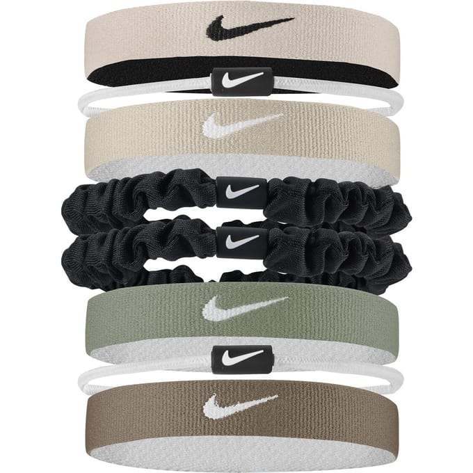 Nike Mixte Flexibele Classic Haartband (Verpakking van 8) (Roze/Wit)