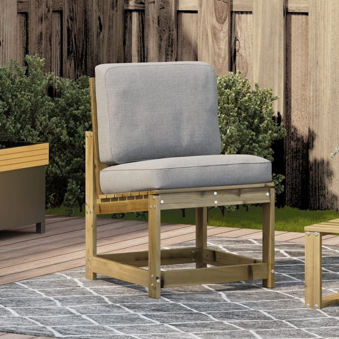 vidaXL - Tuinstoel - 50,5x55x77 - cm - geïmpregneerd - grenenhout