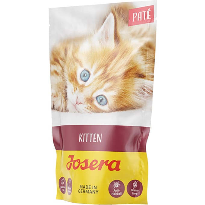 16x85g Josera Paté Kitten Gevogelte kattenvoer nat