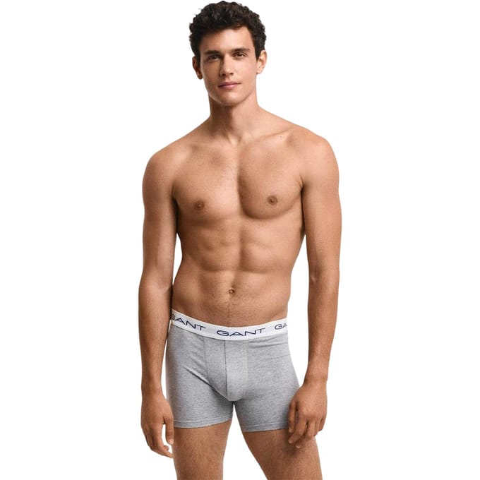 Gant Katoenmix herenslip (3-pack) (Grijs/Zwart/Wit)