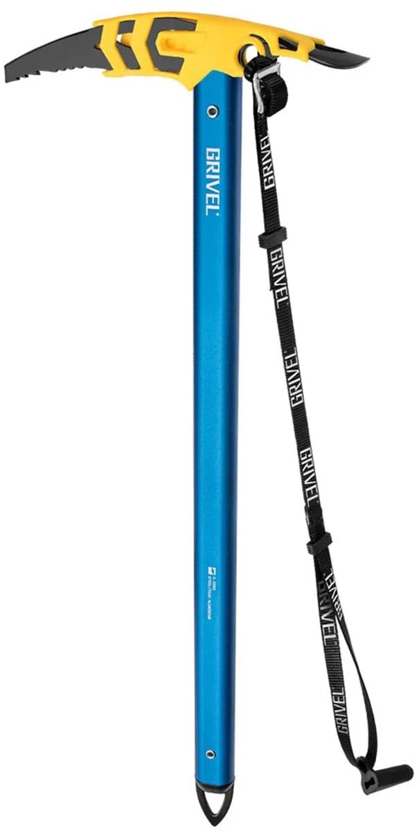 Grivel G Zero+long Leash Evo Ijspikkel Geel 58 cm