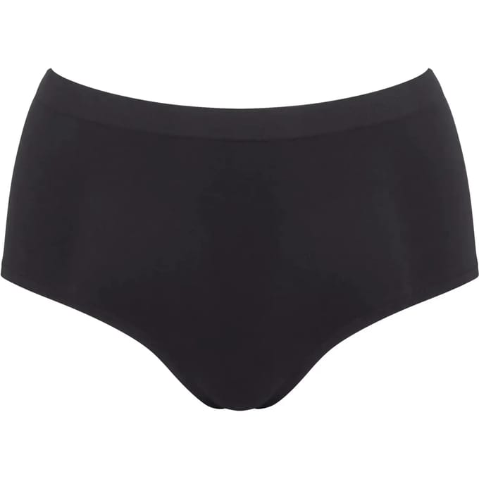 Sloggi GO Sense Highwaist 2P Dames Onderbroek - ZWART