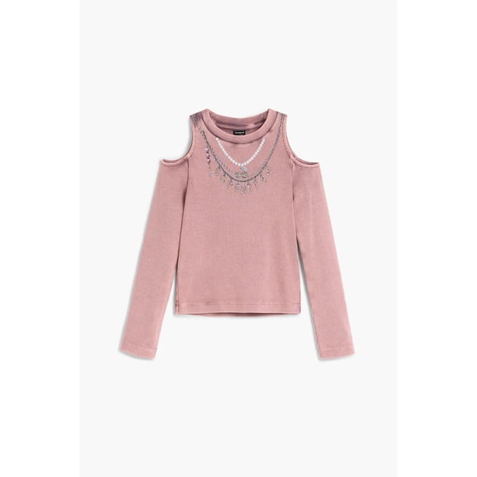 Meisjes-T-shirt met lange mouwen Desigual Star