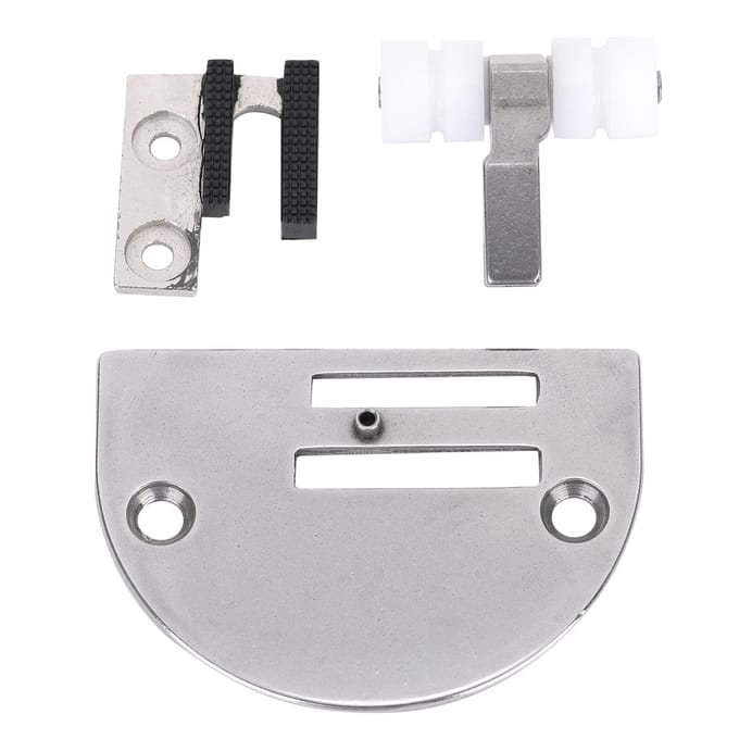 Naaimachine Accessoires Tanden Druppelvoet Industrieel KI Vorm Naaldplaat Kit white