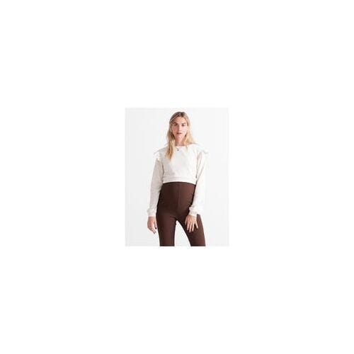 Prénatal zwangerschapssweater Light Brown Melange S Dames