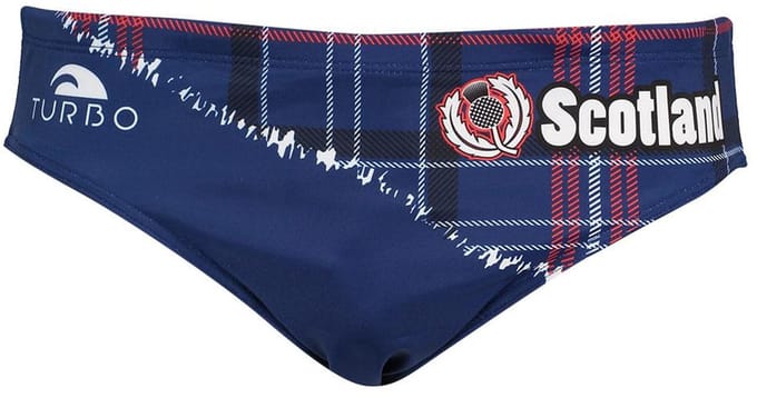 Turbo Broken Scotland Zwemslip Blauw S Man