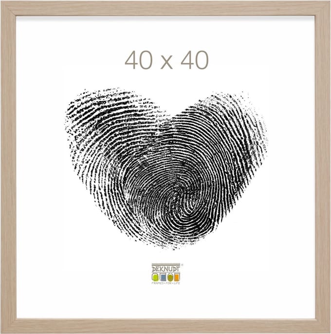 Deknudt Frames fotolijst S45RJ1 - naturel eikkleur - hout - 40x40 cm