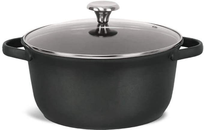 Grote Aluminium Pan met Deksel 28cm - 6.8L - Anti-aanbak