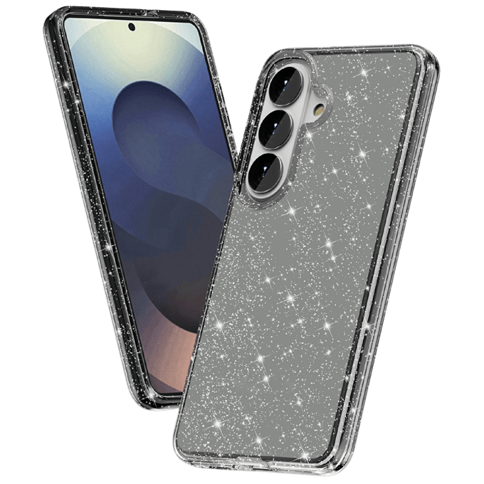 CaseBody Samsung Galaxy S26 Glitz Beschermhoesje Zwart