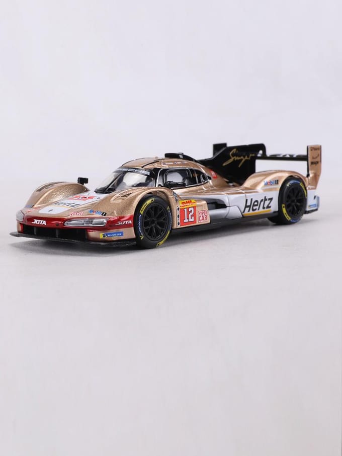 Burago 1:43 Voiture de course Porsche 963 24 Heures du Mans Modèle Réduit en Alliage gray