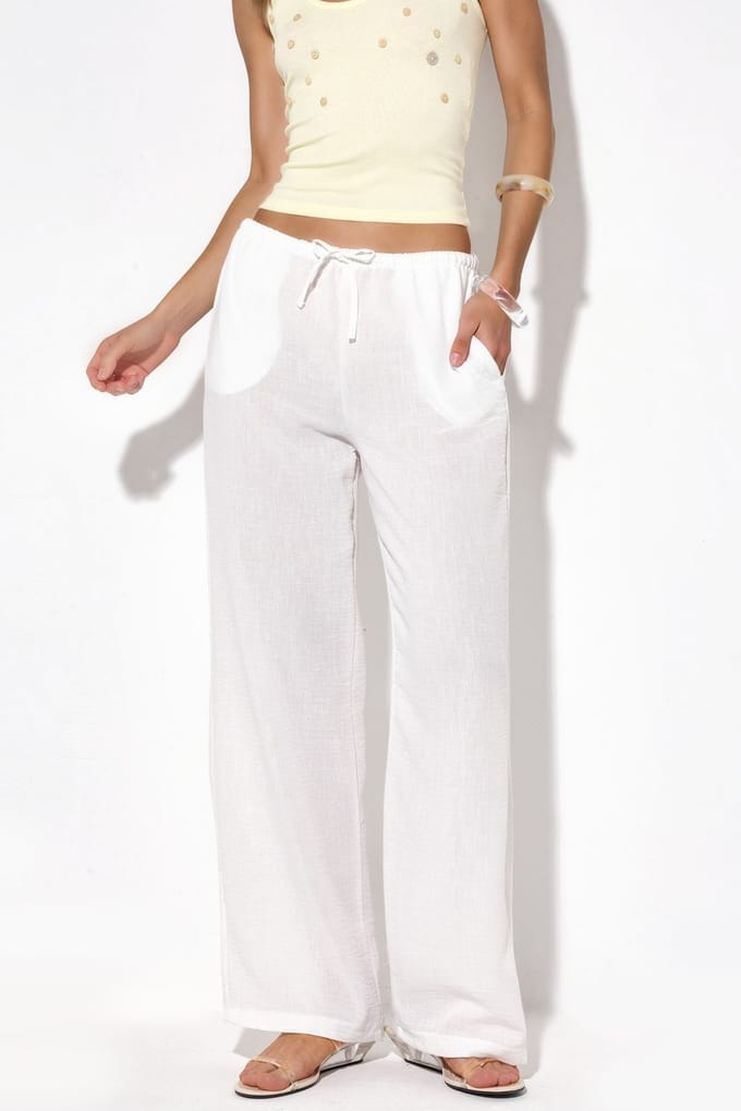 Dames Rechte Woven Broek