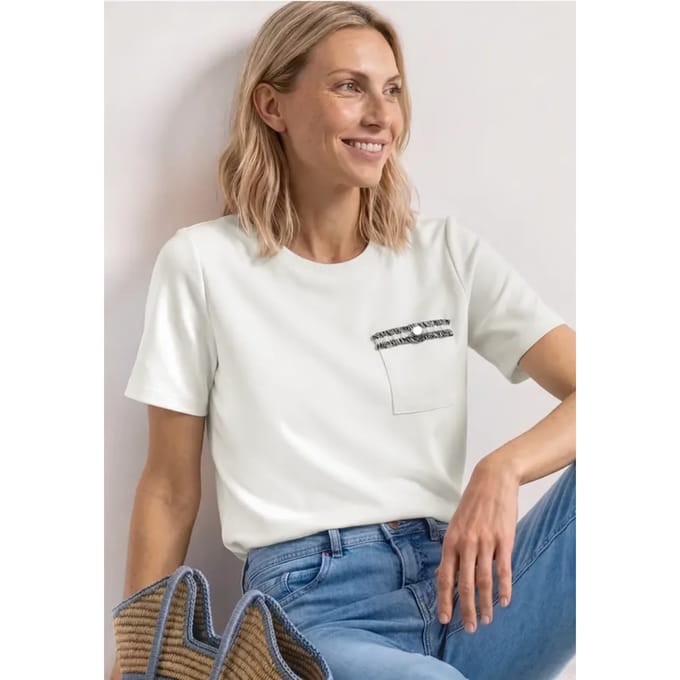 Shirt met decoratieve borstzak