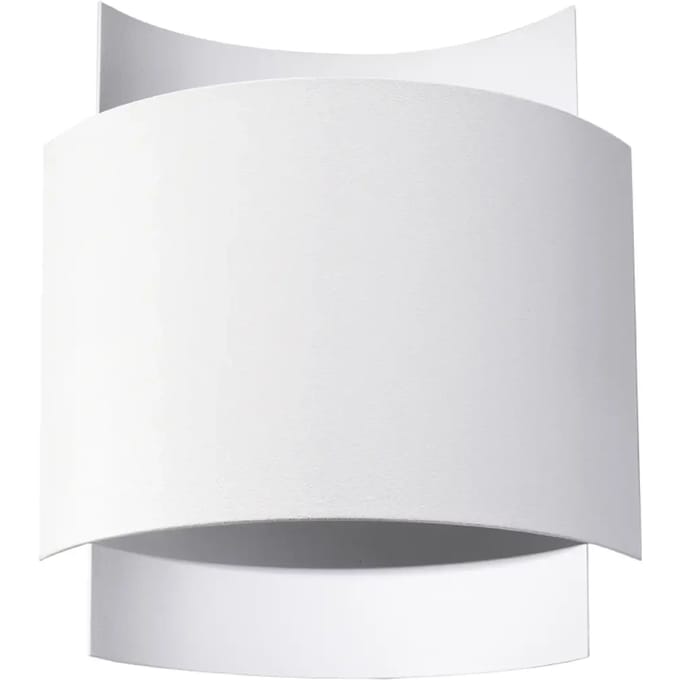 Sollux Lighting Wandlamp Impact - G9 - wit - staal - 23x22x11cm
