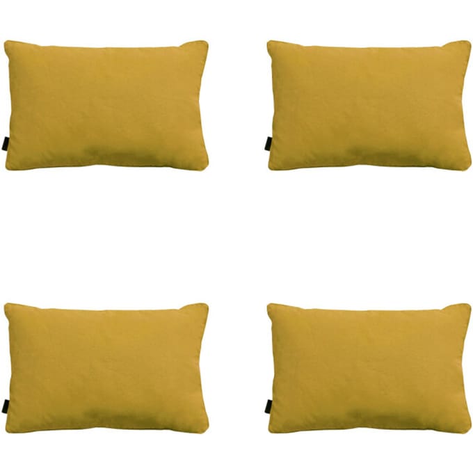 Madison - Sierkussen Panama mustard - Ca. 40x60 cm - Set van 4
